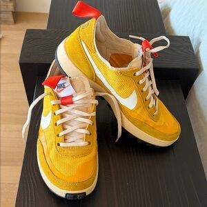 Tom Sachs Nike Bright Yellow and orange Sneakers
